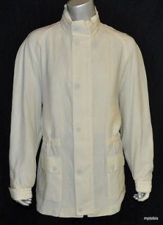 3,000 NEW Kiton Cream Drawstring Waist Jacket M/50