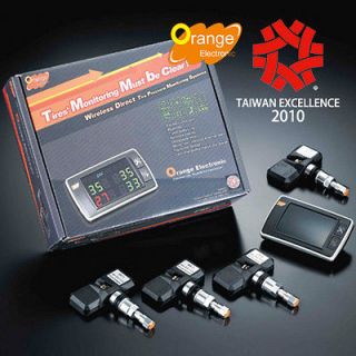Orange Electronic TPMS Tire Checker Pressure Monitoring System P409S 4 