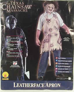 Texas Chainsaw Massacre Leatherface Apron + Mask Mens Halloween 