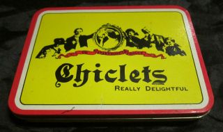 Chiclets chewing gum tin~FREE US SHIPPING