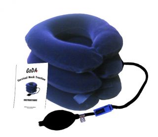Goda Cervical Neck Traction (New & Improved With One Air Valve)
