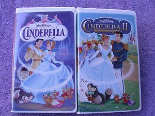 Lot of 2 Classic Walt Disney Movies Cinderella 1&2