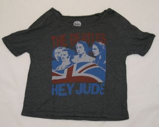 THE BEATLES Hey Jude Girls Boatneck Womens T tee Shirt NEW