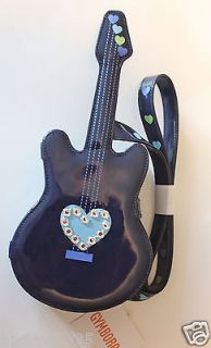 NWT Gymboree Full of Glee blue guitar purse, new girls music bag