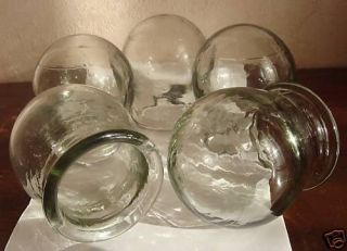 vintage old soviet medical fire glass cupping