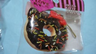 Hello Kitty Soft Doughnut Choco colorful spray SQUISHY strap mascot 