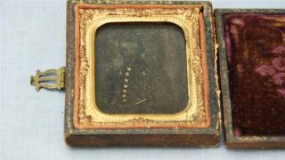 SOUTHERN REBEL CIVIL WAR SOLDIER AMBROTYPE BOWIE KNIFE PHOTOGRAPH 