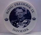 Kong Frederik IX Danmark Commemorative Memorial Danish Collector Plate 