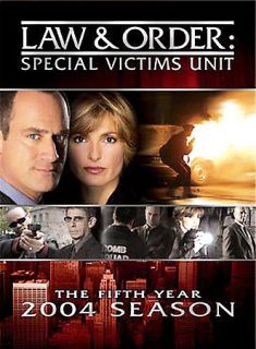 Law Order Special Victims Unit   The Fifth Year DVD, 2004, 4 Disc Set 