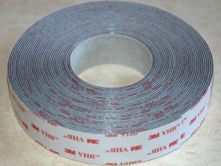   25ft 4941 double sided acrylic foam adhesive coated mounting tape