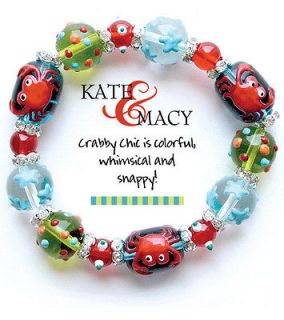 New Clementine Design Kate & Macy Crabby Chic Crab Nautical Beach 