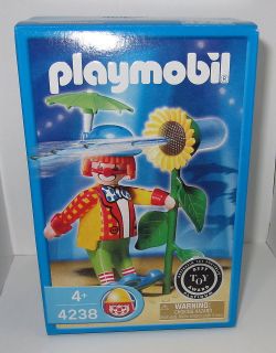 Playmobil Circus Clown Squirting Flower #4238 New In Box