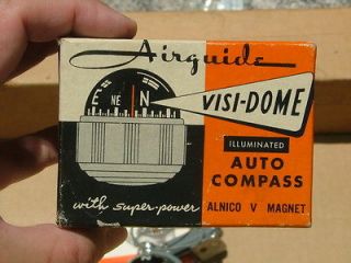   Air Guide illuminated compass for 1940’s 1950’s cars, NOS