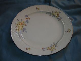 Czech Thun Porcelain Lavender Flower Serving Platter