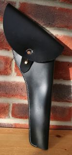 Civil War Black Leather Pistol Holster R/H