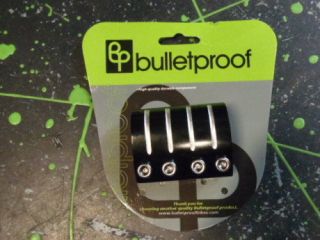SCOOTER QUAD CLAMP 4 bulletproof 1pc Bars 33.3mm BLACK