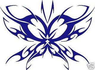 TRIBAL BUTTERFLY * Window WALL Sticker * Vinyl Car Decal Graphic * ANY 