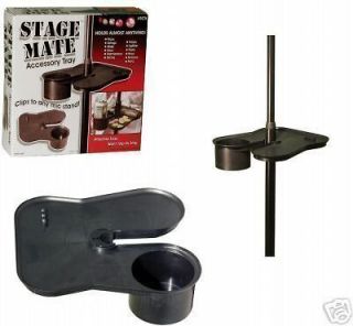 Stage Mate Mic Microphone Stand Accessory Tray Clip On