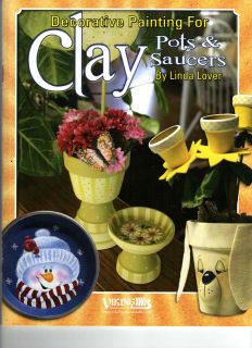 LINDA LOVER CLAY POTS & SAUCERS   2012 RELEASE BRAND NEW