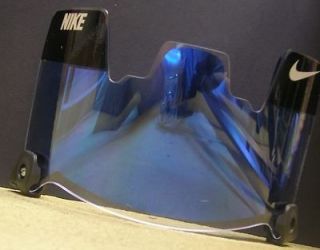 Newly listed Blue Mirrored Football Visor INSERT fits Nike Eyeshield