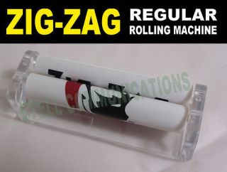 CIG ROLLING MACHINE ZIG ZAG REGULAR CRYSTAL CLEAR CIGARETTE ROLLER 