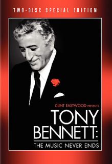 Clint Eastwood Presents Tony Bennett The Music Never Ends DVD, 2007, 2 