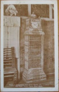 1958 PC Paper House Grandfather Clock  Pigeon Cove, MA