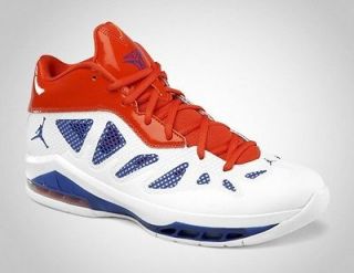 Mens Jordan Melo M8 Advance Basketball Shoes White/Game Royal Team 