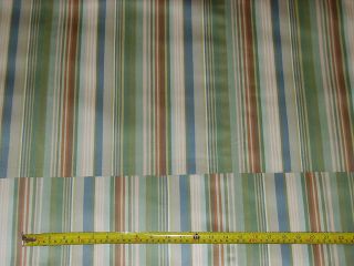 Sherpa Blue Green Collier Campbell Retro   Art deco Stripe Fabric 3 
