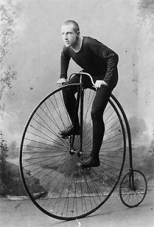 1891 Bicycle antique PHOTO, Bike, for Cycle lovers, 19x13 Giclee 