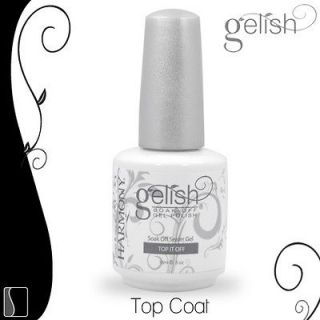 Gelish Soak Off Sealer 0.5 oz Top Coat Gel Nail Salon Manicure Polish 