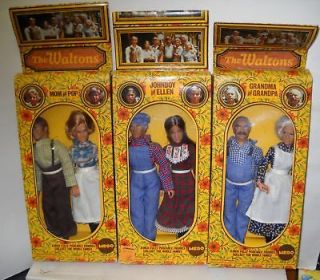 624 RARE NIB Vintage MEGO The Waltons 3   2 Doll Sets