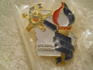   States Secret Service Treasury Department 1996 Olympic Pin*NEW*Rare