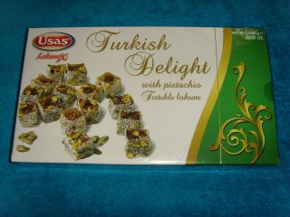 Turkish Delight With Pistachio Coconut Lokum 350gr