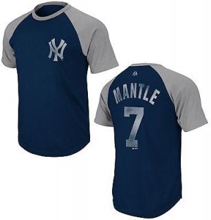 New York Yankees Mickey Mantle Legacy of Champions Raglan Jersey T 