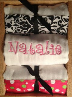 Personalized Burp Cloths in Burp Cloths