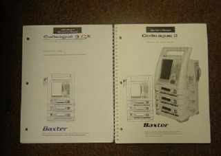 Baxter Colleague 3 Infusion Pump New Operators Manual