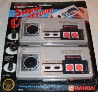  Super Controller Attachment set of 2 for Nintendo NES 8 BIT BANDAI