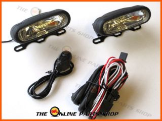   Spot / Fog Lights Lamps With Complete Wiring Kit  Car 4x4 Buggy Van