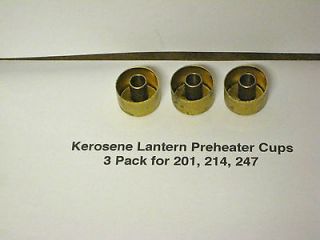 3pk O Kerosene Lantern Alcohol Preheater Cup for Coleman Lanterns 201 
