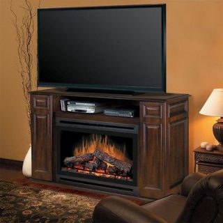 Dimplex Atwood 33 Burnished Walnut Electric Fireplace Media Centre 