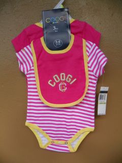 Coogi Infant Girls Urban Wear Multi Color Lay Play 3 pc Set New