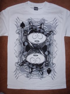 Mens South Park Cartman King Cartman King of Spades T Shirt New with 
