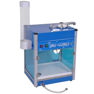 New 265w Commercial Snow Cone Machine Ice Shaver Sno Icee Maker w/ Cup 