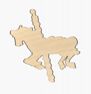 Carousel Horse Unfinished Flat Wood Shapes Cut Outs CH576 Variety 