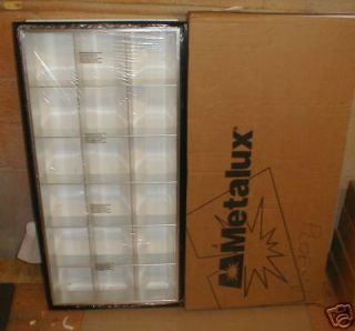 Cooper Metalux Fluorescent Fixture 2 x 4   2EP3GAVX