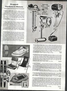 1964 AD Outboard Motor Clinton Chief Neptune Mighty Mite Shakespeare 