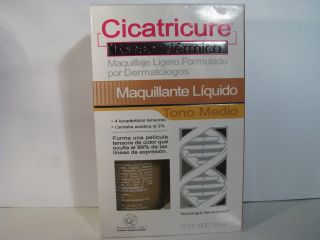 Cicatricure liquid makeup TONO MEDIO 30ml fast shipping  satisfied 