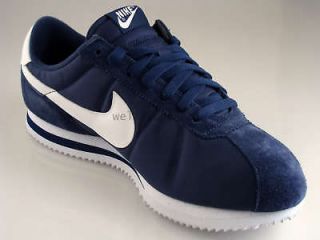 nib Nike Cortez vtg Forrest Gump navy white nylon shoes