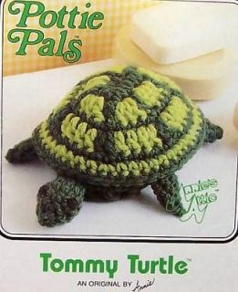 Crochet Pottie Pals Tommy Turtle AA OOP